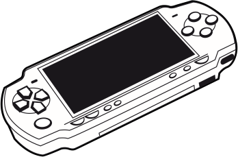 携帯ゲーム機のイラスト