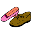 2足の靴のイラスト