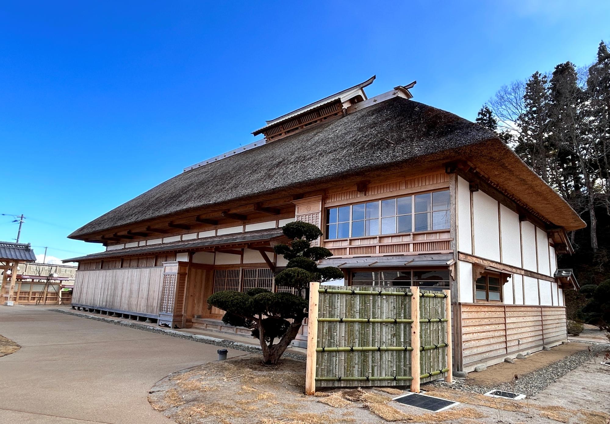 復旧された旧吉田家住宅主屋