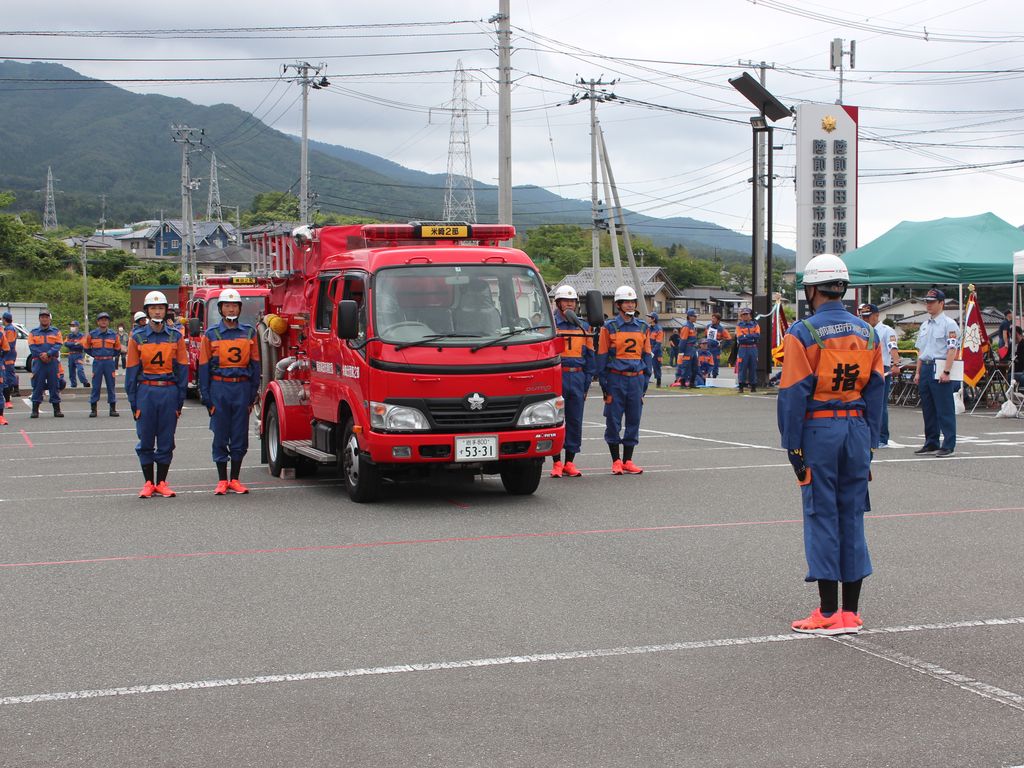 市内操法ポンプ車の部1