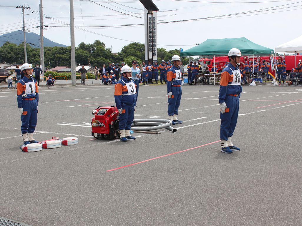 市内操法小型ポンプの部1