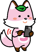 スマホを使って届出するコセキツネ