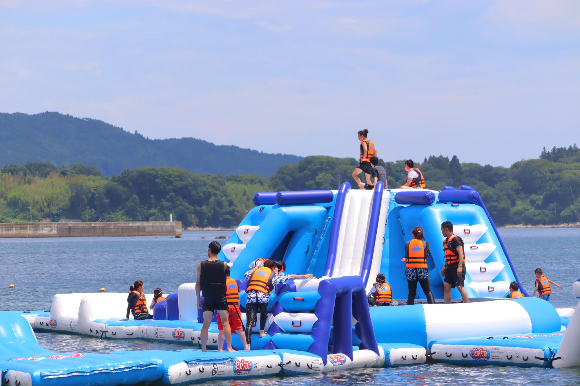 海上アスレチック