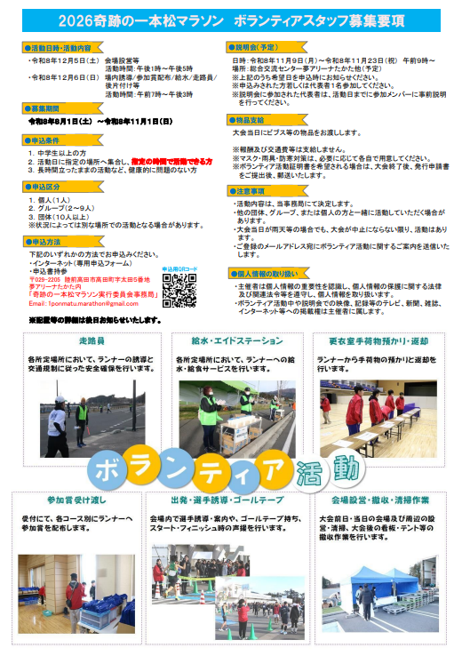 2026マラソンボランティアチラシ（裏）