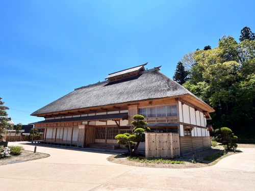 復旧が完了した旧吉田家住宅主屋
