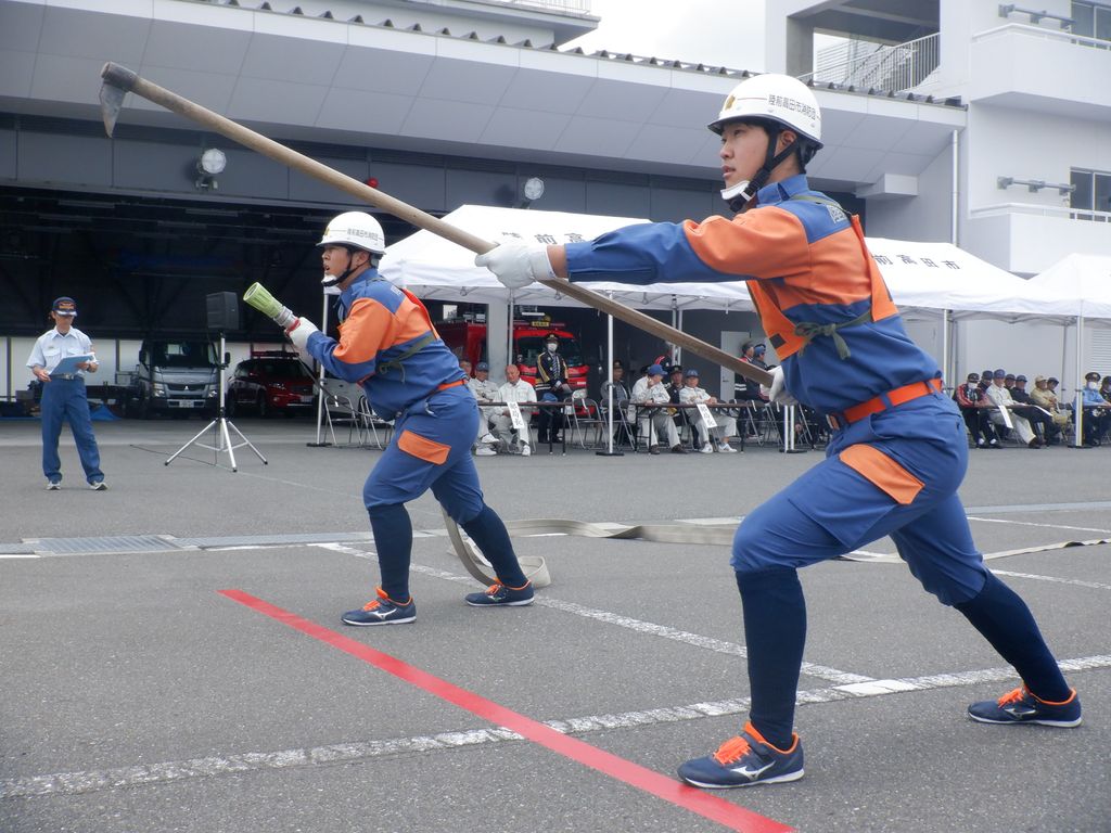 市内操法小型ポンプの部3