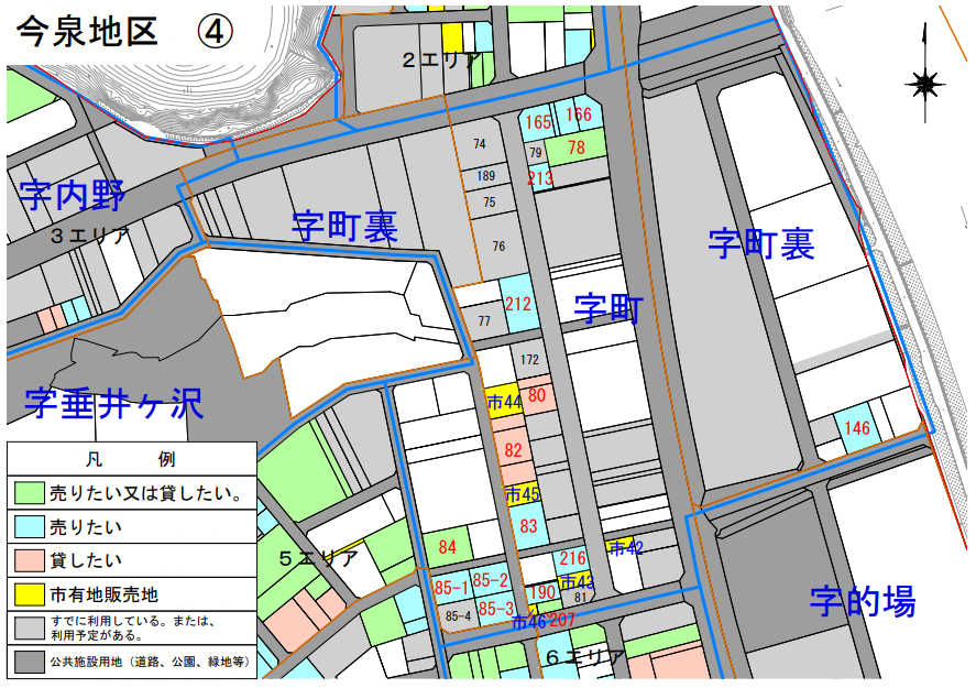 今泉地区4エリア